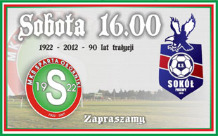Zapraszamy 8.09.12 na mecz Sparta Oborniki &ndash; Sok&oacute;ł Pniewy